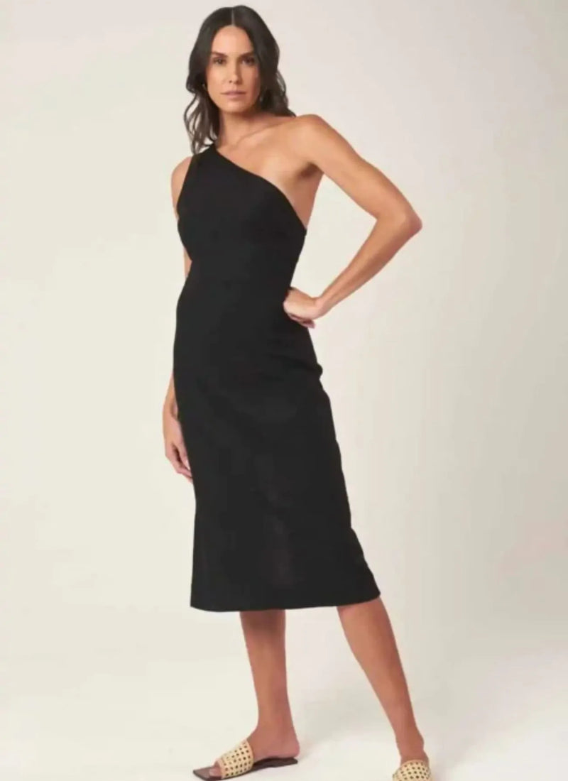 Vestido de Linho preto Tom