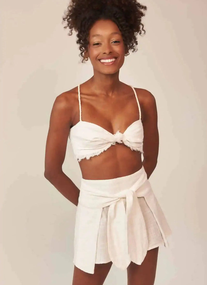 Short off-white Felipa