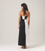 Vestido de Linho bicolor Maia