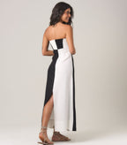 Vestido de Linho bicolor Maia