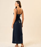 Vestido de Linho marinho Origem