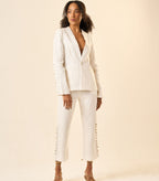 Blazer de Linho off-white Origem