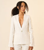 Blazer de Linho off-white Origem