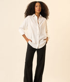 Camisa de linho off-white Rio