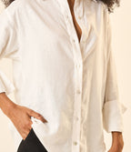 Camisa de linho off-white Rio