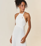 Vestido de Linho off-white Tricia