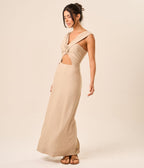 Vestido de Linho areia Erica