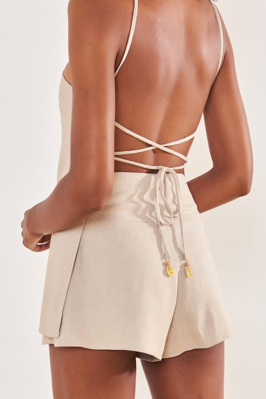 Bata de linho areia Bia